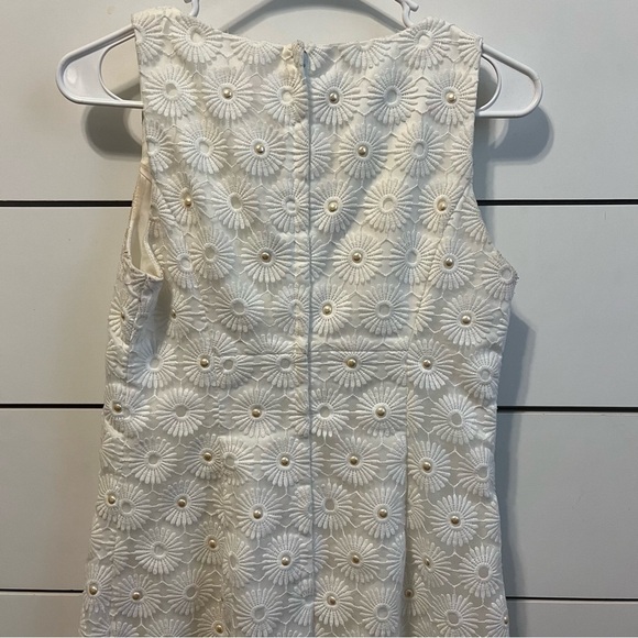 Lilly Pulitzer Nicci White Pinwheel Organza Pearl Dress - Picture 5 of 11